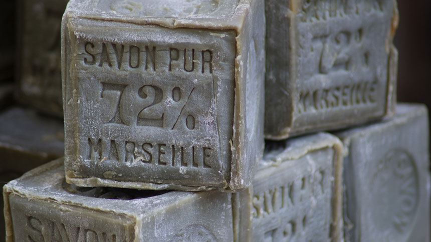 blocs de savon de Marseille