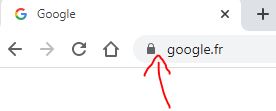 cadenas du certificat SSL sur chrome