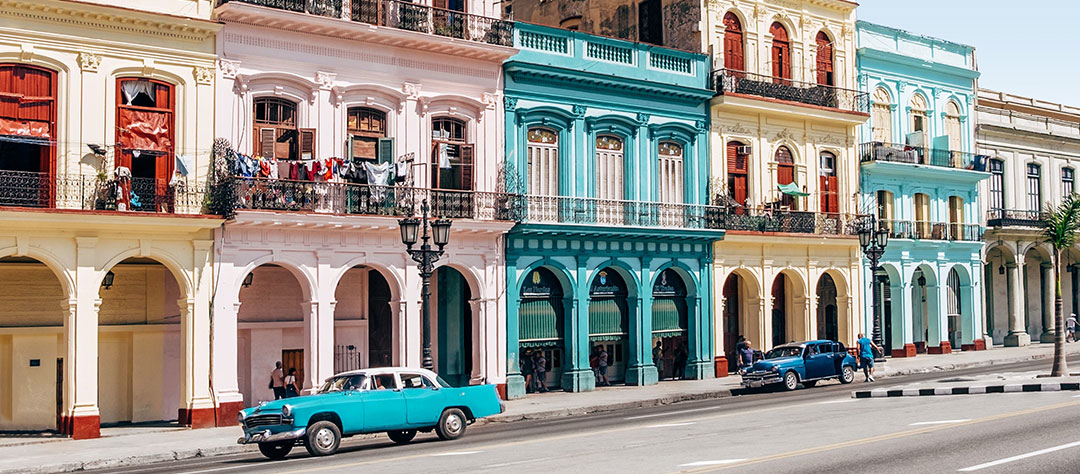 La Havane à Cuba, voitures dans la rue