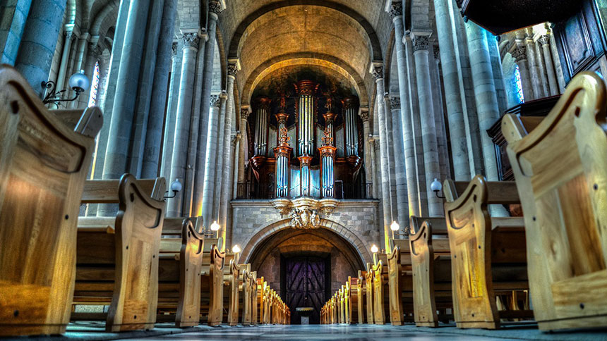 Cathédrale de Valence vue de l'intérieur