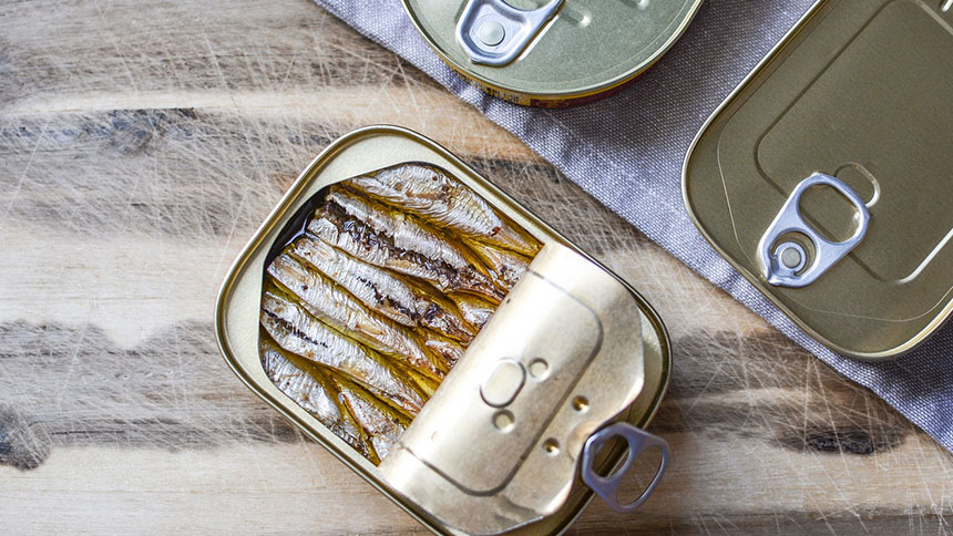 Boites de sardine en aluminium