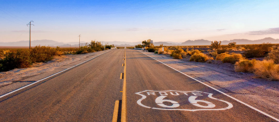 Route 66 aux Etats-Unis d'Amérique