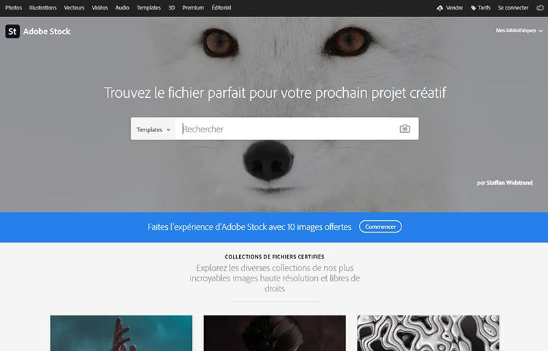 Site adobe stock, banque d'images libres de droits