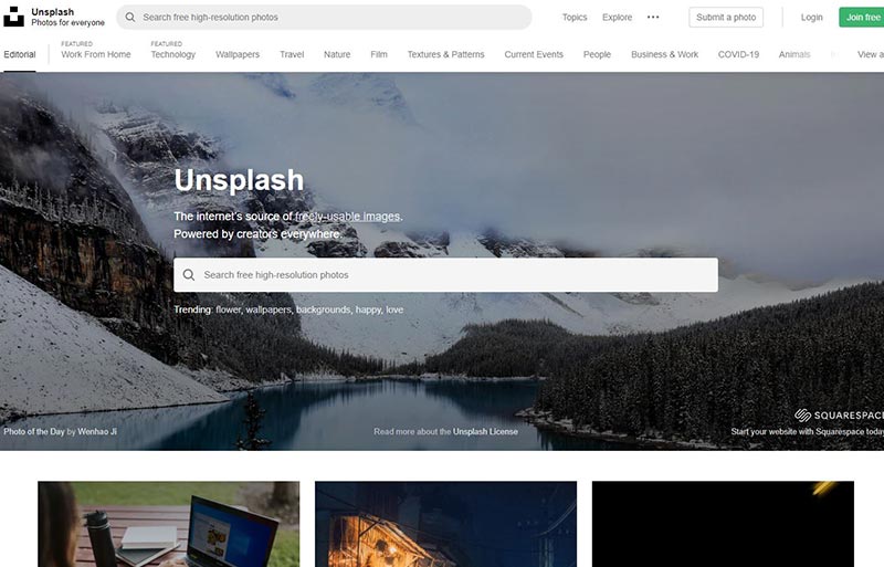 Unsplash banque d'images gratuites et freestock