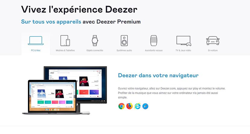 Ecouter la musique partout avec Deezer