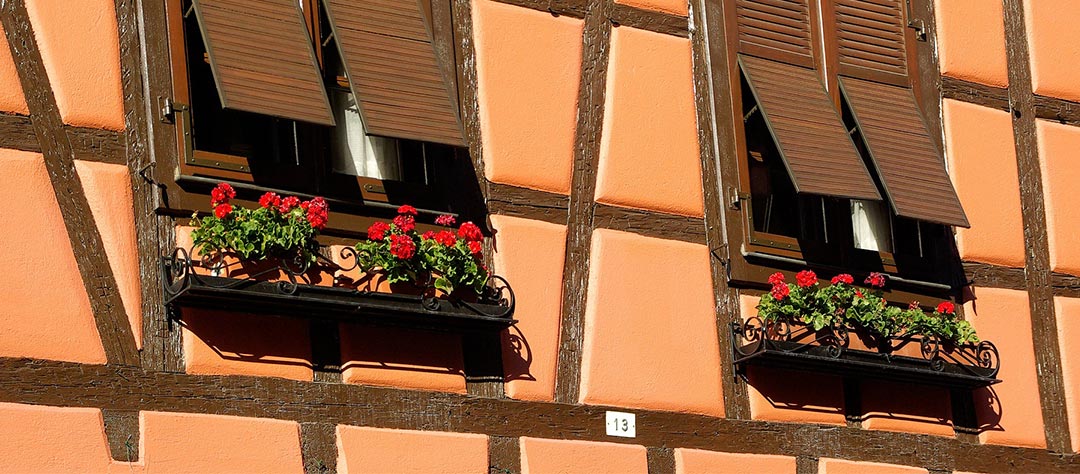 Maison à colombage à Obernai en Alsace