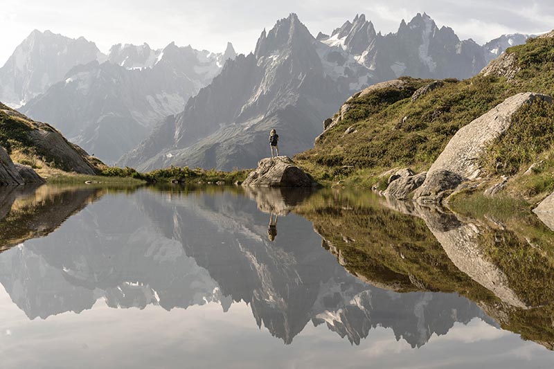 Lac de montagne dans les Alpes