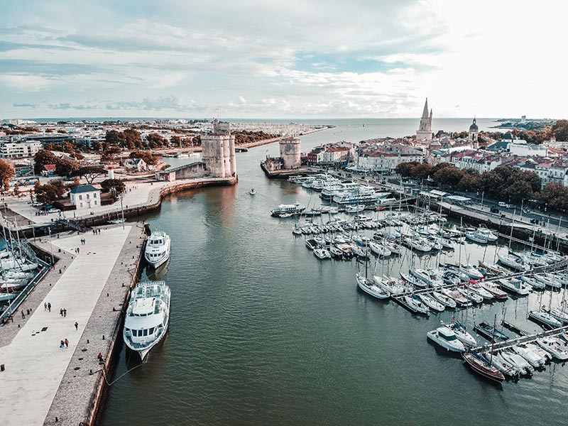 Vieux Port de La Rochelle et les 3 tours