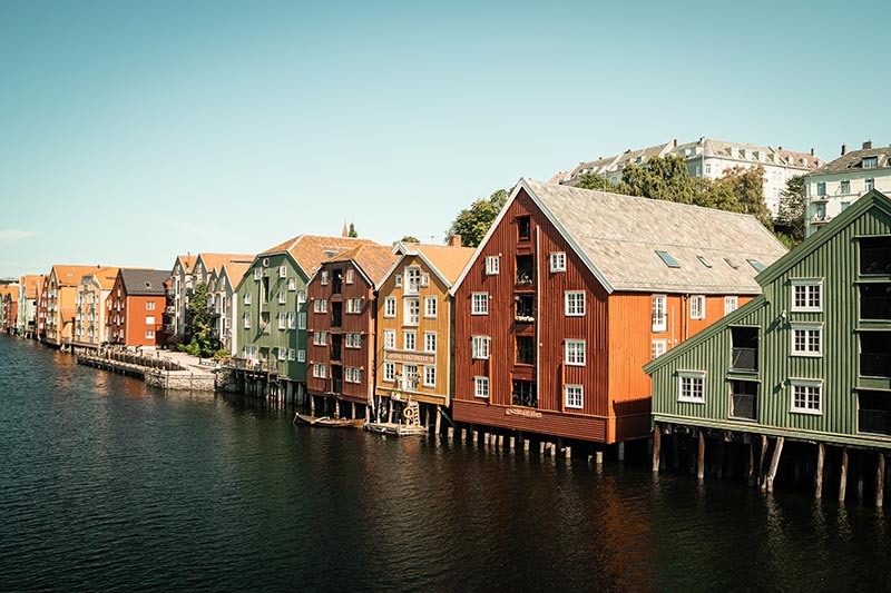 Trondheim en Norvège