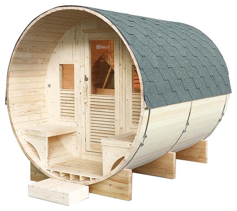 cabine de sauna extérieur haut de gamme