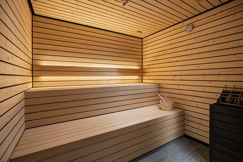 Sauna à vapeur de luxe