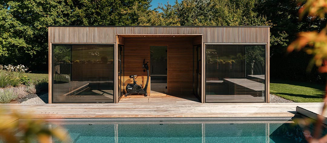 sauna de luxe pour extérieur