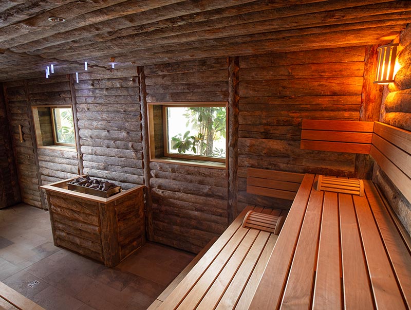 sauna sur mesure grand luxe