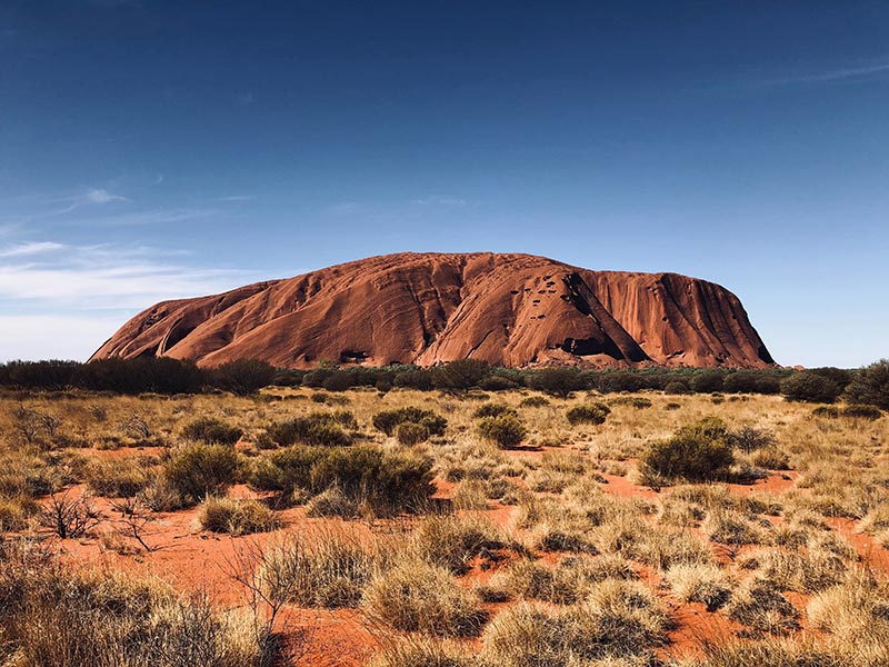 Rock Uluru en Australie