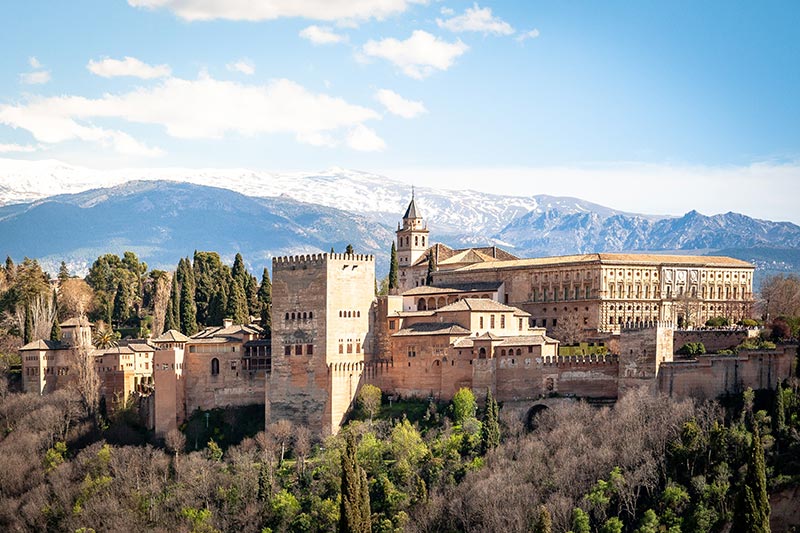 Photo du palais Alhambra à Grenade en Espagne