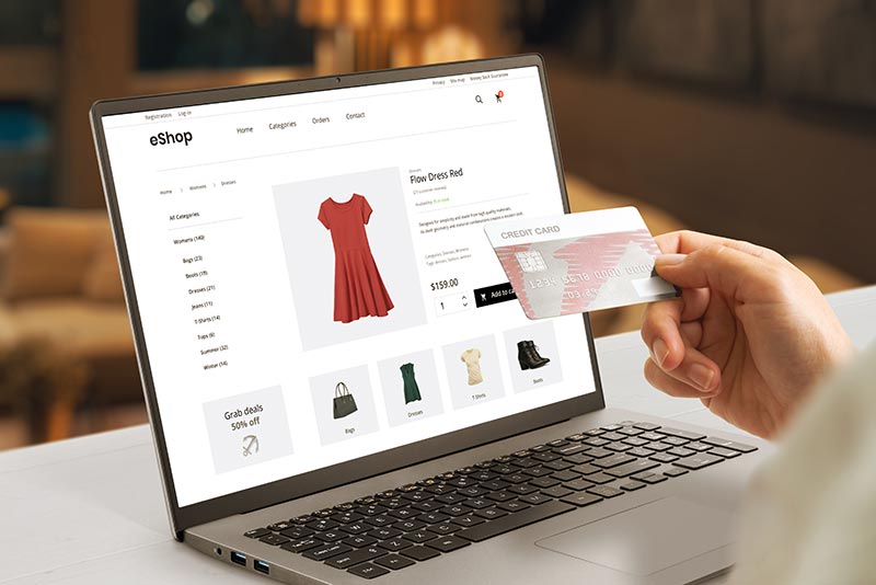 shopping en ligne et paiement fractionné