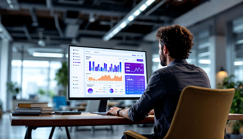 Data scientist devant son écran
