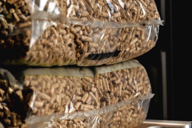 stockage sac pellets granulés de bois endroit sec